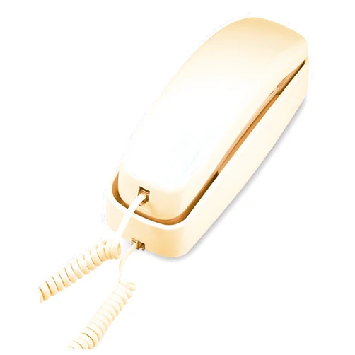 AT&T TRIMLINE 210 Corded Home Phone, No AC Power Required, Improved Easy-Wall-Mount, Lighted Big Button Keypad, 13 SpeedDial Keys, Last Number Redial, Mute, Flash, Volume Control, Beige