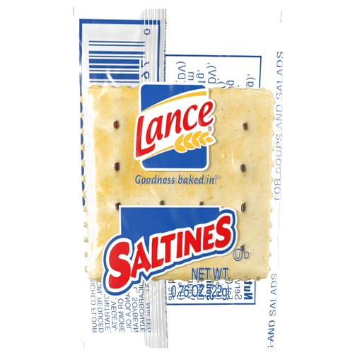 Lance Saltines Crackers, Single Serve Packs, 500 Count