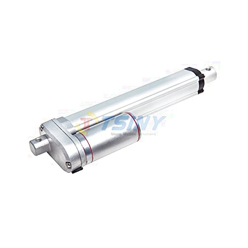 TSINY MOTOR TSINY Small Stroke 100mm 4 Inch 1400N Force Electric 12v DC Linear Actuator Motor