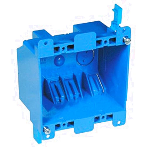 CARLON/LAMSON&Sessions Thomas & Betts B225R-UPC 25 CUB 2 Gang Old WRK Zip Box, Pack of 4
