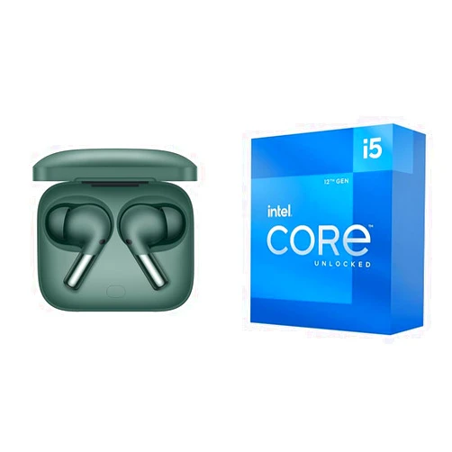 OnePlus Buds Pro 2 - Arbor Green - Audiophile-Grade Sound Quality Co-Created with Dynaudio & Intel Core i5-12600K Desktop Processor with Integrated Graphics and 10 (6P+4E)