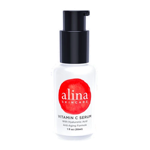 Alina Skin Care Award Winning & Dermatologist Recommended Vitamin C Serum for Reduction of Fines Lines & Wrinkles. Enhances Skin Radiance, Texture and Skin Tone,White 1.0 Ounce