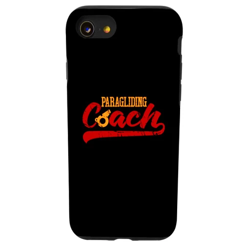 Parachuting Sports Lover Mentor Sayings iPhone SE (2020) / 7 / 8 Paragliding Coach Paraglider Sports Paraglide Games Coaching Case