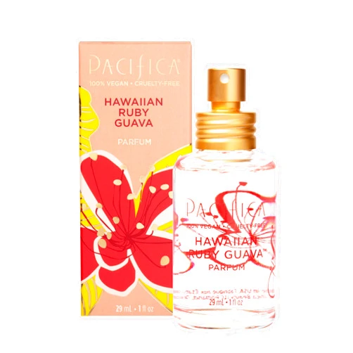 Pacifica Hawaiian Ruby Guava Spray Perfume - Vegan, Cruelty-Free Personal Fragrance with Essential Oils