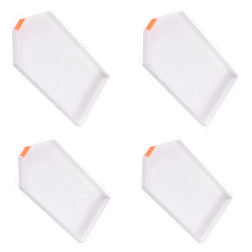 Yeenelwboo Plastic Bead Sorting Tray, High-Capacity DIY Diamond Painting Storage Box,Diamond Painting Tool for Nail Art and Diamond Embroidery(6.30 * 3.54in)（4 Pcs）