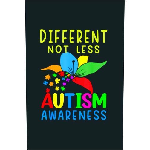 Ross Andrew Evans Autism Awareness Different Not Less: Lined Paper notebook , 6x9, 120p