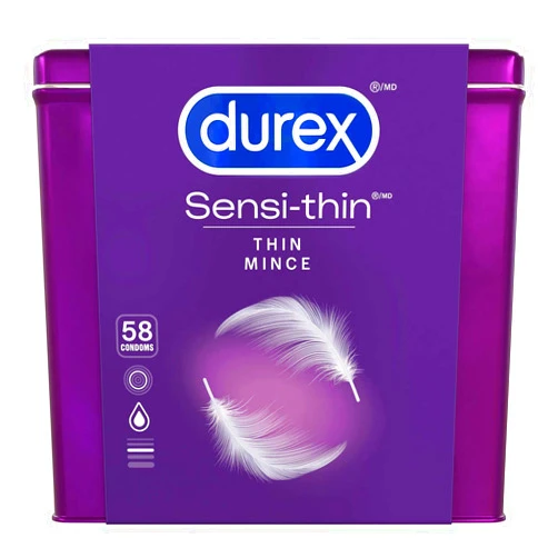 Durex Sensi-Thin Condoms Box, 58 Count