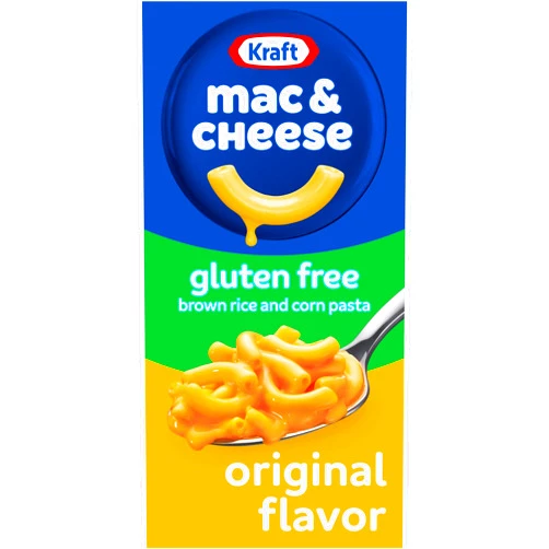 Kraft Mac & Cheese Kraft Gluten Free Mac and Cheese, Brown Rice and Corn Pasta, 1 Box, for Easy Dinner or Dinner Sides, Original Flavor, No Artificial Flavors, Preservatives or Dyes, 6 oz