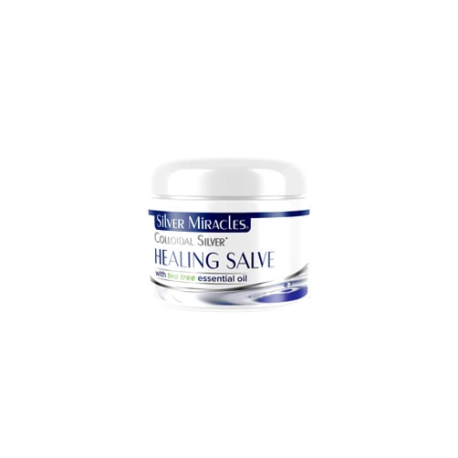 Silver Miracles Colloidal Silver Tea Tree Salve - helps heal and protect - 1oz