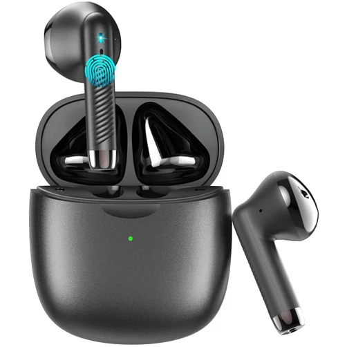 Jxrev Wireless Earbuds, Bluetooth 5.3 Earbuds Stereo Bass, Bluetooth Headphones in Ear Noise Cancelling Mic, Earphones IP7 Waterproof Sports, 32H Playtime USB C Mini Charging Case Ear Buds for Android iOS