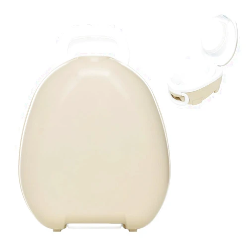 My Carry Potty - Natural Beige Travel Potty, Award-Winning Portable Toddler Toilet Seat for Kids to Take Everywhere