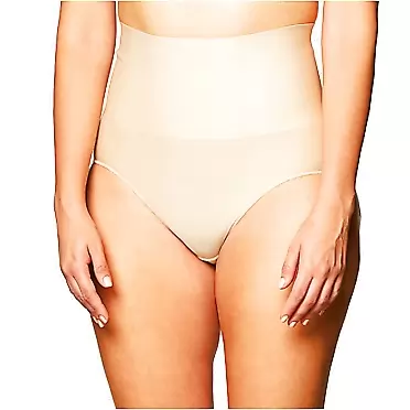 Maidenform womens Tame Your Tummy Shaping Lace Brief With Cool Comfort Dm0051 Small Transparent