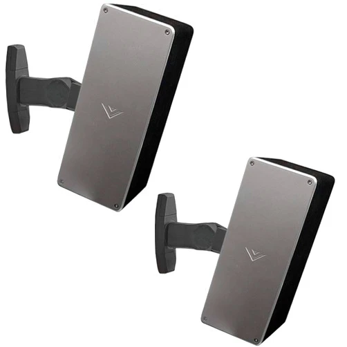 ECHOGEAR Speaker Wall & Ceiling Mount Pair - Universal Design Works with Vizio, Sony, & More - Tilt & Swivel Without Tools for Surround Sound - Easy to Install Indoors & Outdoors