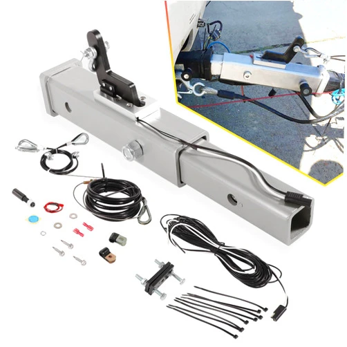 E-cowlboy RB4000 Receiver Style Dependable Trailer Brake System for 2 inch Hitch - Effortless Braking- Up to 8,000 lbs Capacity- Instant Response - for Various Trailer Models- Lightweight Design - Only 20 lbs