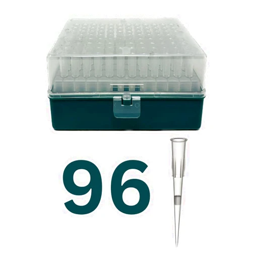 Lab Genome Universal Filter Pipette Tips Low Retention, Non Sterile, 96 Tips in a Box (20 µL)