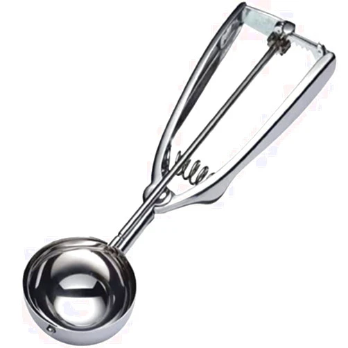 Sumcoo Ice Cream Scoops with Easy Trigger - Large Sized (6.3cm) 304 Stainless Steel Cookie Scoop for Meatballs, Mellon Balls, Mashed Potatoes and Muffins