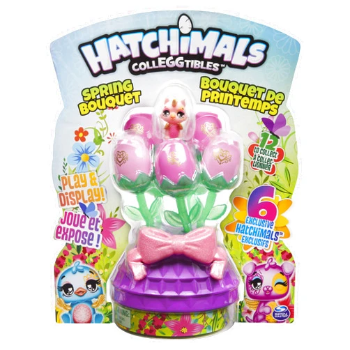 Hatchimals CollEGGtibles, Spring Bouquet with 6 Exclusive CollEGGtibles (Style May Vary), for Kids Aged 5 and up Spring Bouqet