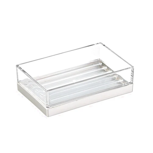 InterDesign iDesign Clarity BPA-Free Plastic Bar Soap Dish-5