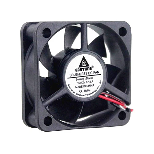 GDSTIME 50mm X 50mm X 20mm 5cm 2 Inch 12v Brushless Dc Cooling Cooler Fan