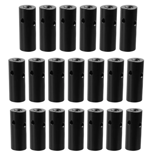 Antrader Green Wall Stainless Steel Hubs,20Pcs Cylindrical Hubs Cylindrical Wire Trellis 1/8