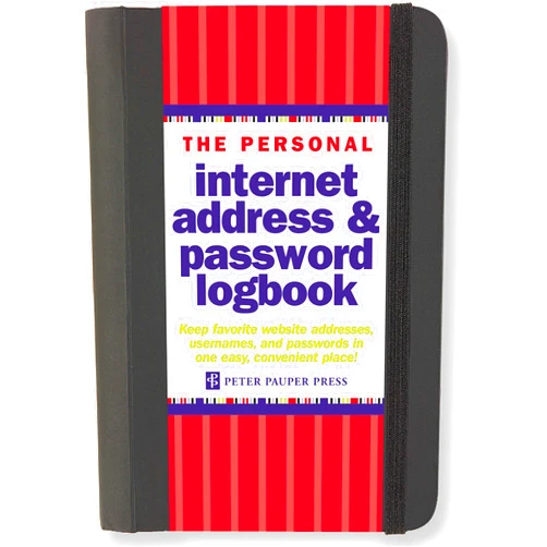 By Inc. Peter Pauper Press (Author), Peter Pauper Press (Editor) The Personal Internet Address & Password Logbook (removable cover band for security)