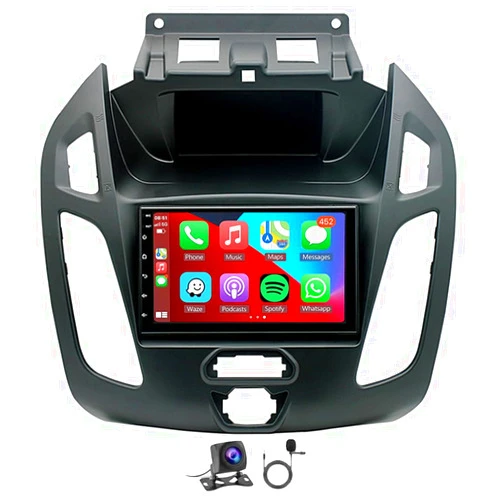 Loddery 7'' Android 13.0 Car Radio Stereo for Ford Transit 2014 2015 2016 2017 2018,for Ford Transit Custom 2014-2018 W/Carplay & Android Auto Touchscreen Radio Double Din WiFi Bluetooth Camera 2+32G