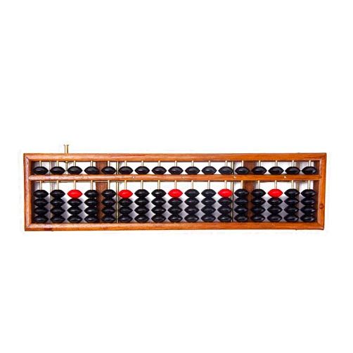 THY COLLECTIBLES Vintage-Style 17 Digit Rods Wooden Abacus Soroban Chinese Japanese Calculator Counting Tool w/Reset Button 14