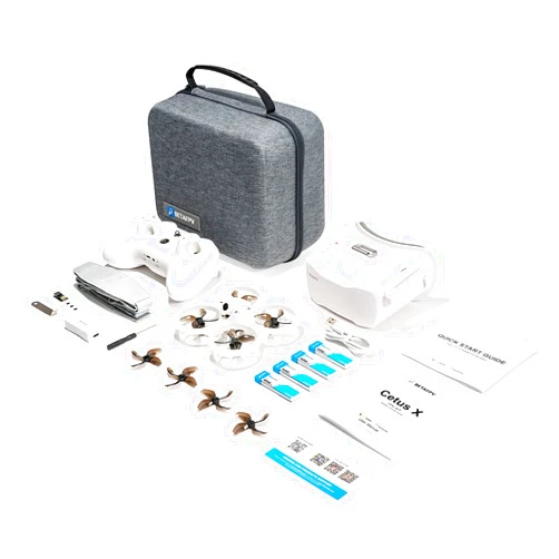 BETAFPV Betaflight ELRS V3 Cetus X FPV Kit with LiteRadio 3 Transmitter C04 Camera VR03 Goggles with DVR Recording Function, Supported 2S Power Advanced RTF Kit for FPV Beginners to Fly Faster Further