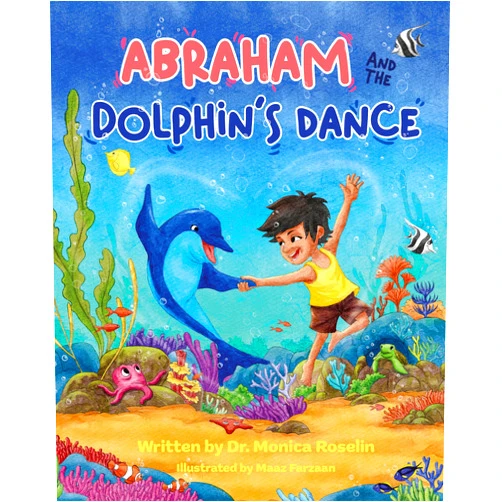 By Dr. Monica Roselin (Author), Maaz Farzaan (Illustrator) Format: Kindle Edition Abraham and the Dolphin’s Dance: An Enchanting Story & Colouring Book