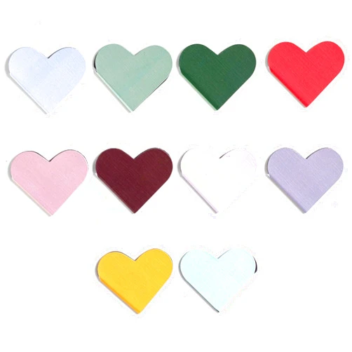 TUZAMA 10 Pack Heart Cute Magnetic Bookmarks Bulk for Books, Assorted Magnetic Page Corner Bookmarks for Book Lovers,Kids,Women,Men,Teachers,Students,Birthday Christmas Graduation (Multicolor)