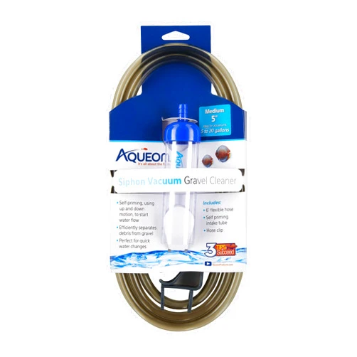 Aqueon Siphon Vacuum Gravel Cleaner Medium - 5 Inches