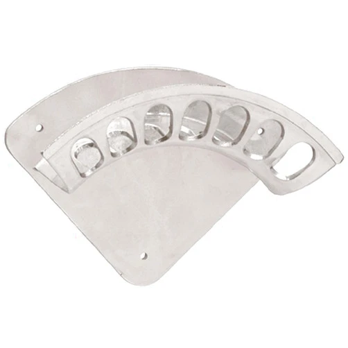 Geka 5122 Wall-Mounted Hose Support Form A 348x143mm, Silver, 18 x 8 x 13 cm