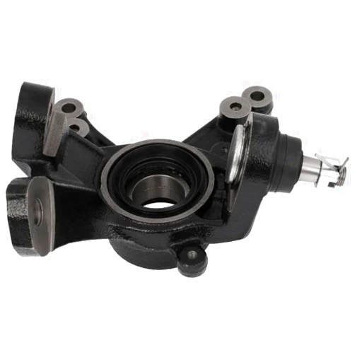 LZEFIA Front Left Steering Knuckle 51250-HP5-600 Fits TRX420 FE/FM/FA/FPA (Black,Steel)