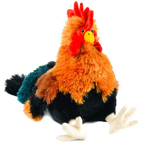 TigerHart Riley The Rooster - 8 Inch Chicken Stuffed Animal Plush