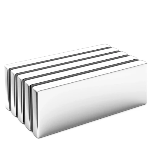 Realth Magnets Bar Neodymium 5 Pack Strong Permanent Rare Earth Magnetic for Fridge Office Science Project Craft (MC605)