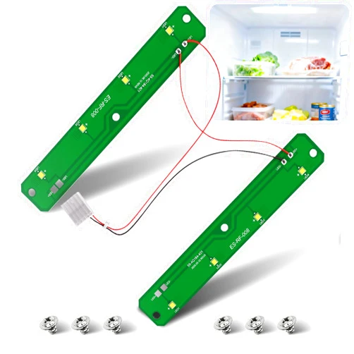 Sguuuwt W11043011 Refrigerator LED Light Replacement for Whirlpool, Energy-Efficient 6500K Bright White, Compatible with W11387579 W11527432 W10866538 W11042554 WRX735sdh200 wrx735sdbm02 wrx735sdbm03