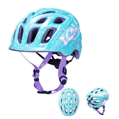 Kali Protectives Chakra Child Bicycle Helmet; Mountain in-Mould Bike Helmet for Child Equipped visor; Dial-Fit; with 21 Vents