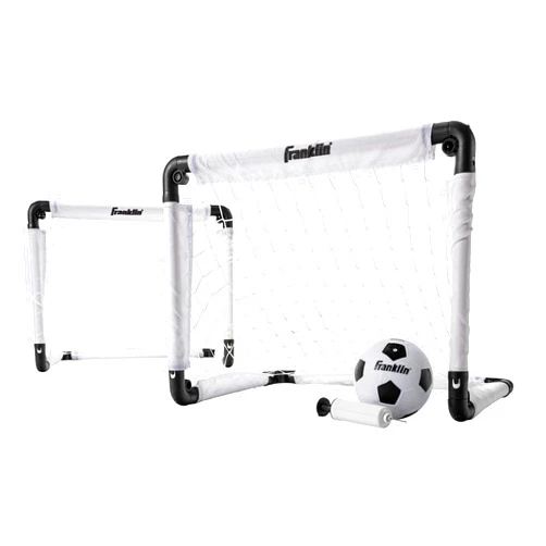 Franklin Sports Kids Mini Soccer Goal Set - Backyard/Indoor Mini Net and Ball with Pump - 22