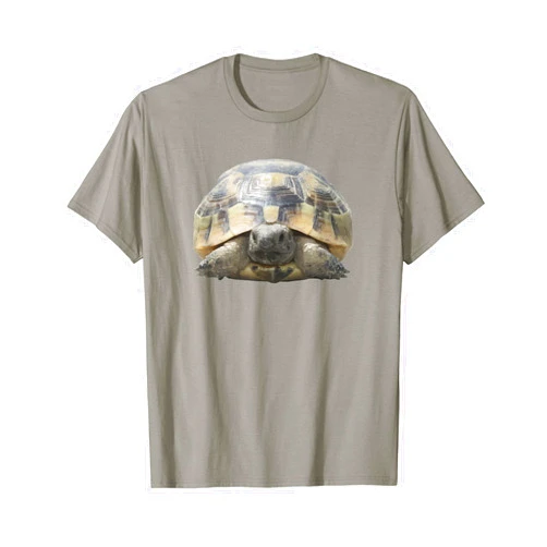 Tortoise Gifts And Land Turtle Tees by taiche Greek Tortoise Testudo Tucked In Shell Cut Out T-Shirt