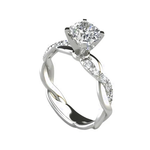 NTHUEANLONE New 2024 Yeni Kristal Nişan Pençeleri Tasarım Yüzükler Kadınlar Için Beyaz Zirkon Kübik Zarif Yüzükler Kadın Düğün Takısı Hediyeler Jewelry Fashion Accessories Creative Gift