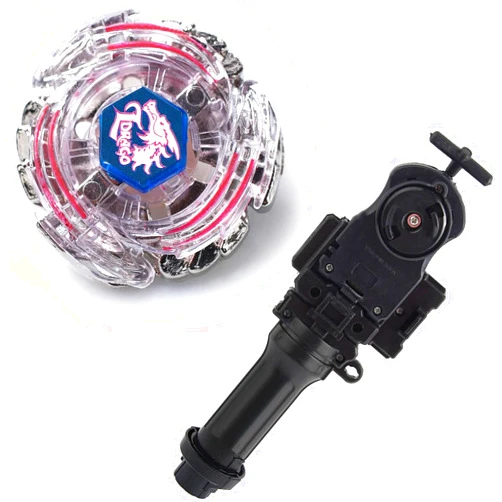 DWIN Battle Top Metal Master Fusion Booster Gyro Spinning Starter Toy BB43 Spegasis L-Drago 105RF with Fight String Power Launcher & Grip Toys (BB43)