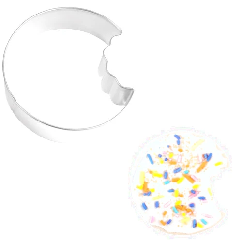 R&M International R&M Cookie Bite Cookie Cutter, 3 Inch Stainless Steel
