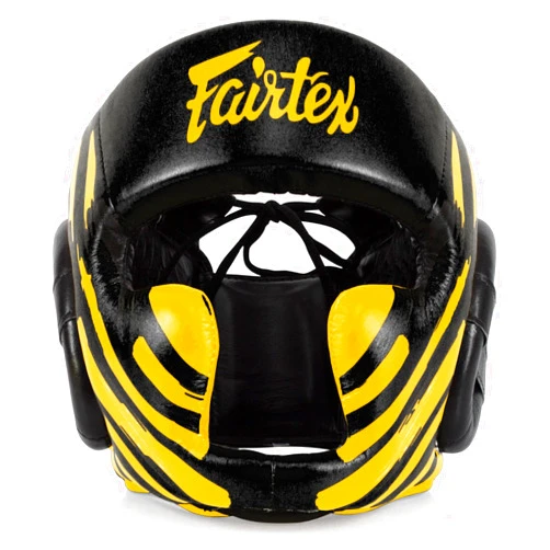 Fairtex Headgear Head Guard Super Sparring HG3, HG10, HG13 Diagonal Vision for Muay Thai, Boxing, Kickboxing