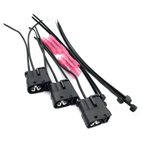 FainWan 3Pcs Ignition Coil Connector Plug Pigtail Harness with Wires Compatible with Aristo Le-xus 300 IS300 / GS300 / SC300