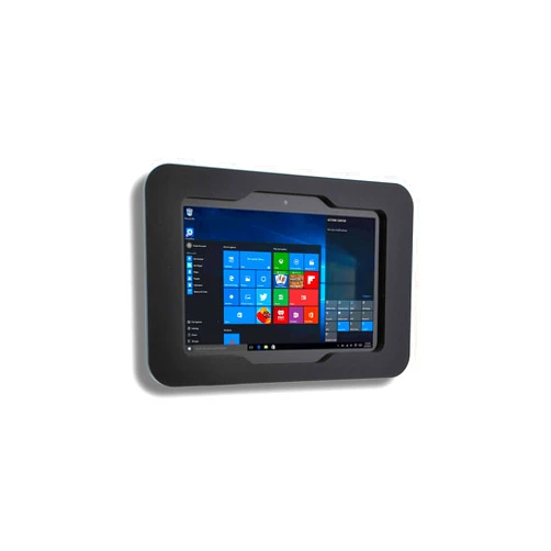 TABcare Security Anti-Theft Acrylic Case for MS Surface Go 1 2 3 as Kiosk, POS, Store, Show Display. Configured as VESA, Wall Mount, Desktop Stand (Black, Wall Mount)