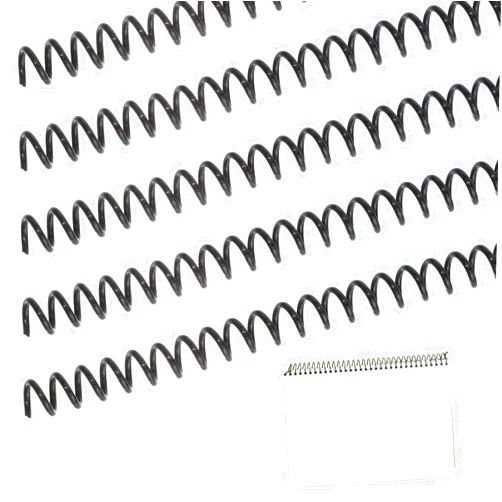 Telooco 100 Pack Plastic Spiral Binding Coils 8mm (5/16
