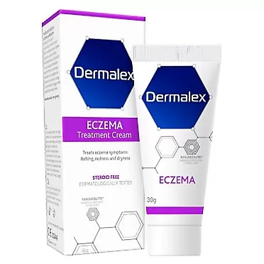 Dermalex #MC DERMALEX ECZEMA CREAM 30GM -Dermalex atopic eczema cream treats the symptoms, moisturizes and restores the skin barrier.