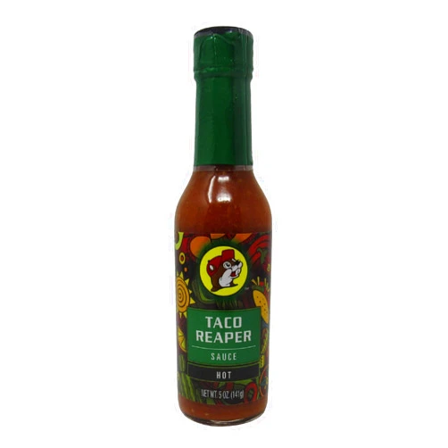Buc-ee's Buc-ees Gourmet Hot Sauce, Gluten Free, Non-GMO - Hot Taco Reaper Flavor - 5 Ounce Bottle
