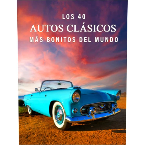 Libros de Trébol Azul Los 40 Autos Clásicos más Bonitos del Mundo: Un Libro de Fotografías a todo Color para Personas Mayores con Alzheimer o Demencia (La serie de libros ilustrados 