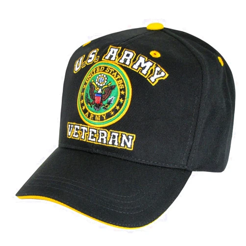 Rapid Dominance Rapiddominance 'Veterans' Caps, Army, Black